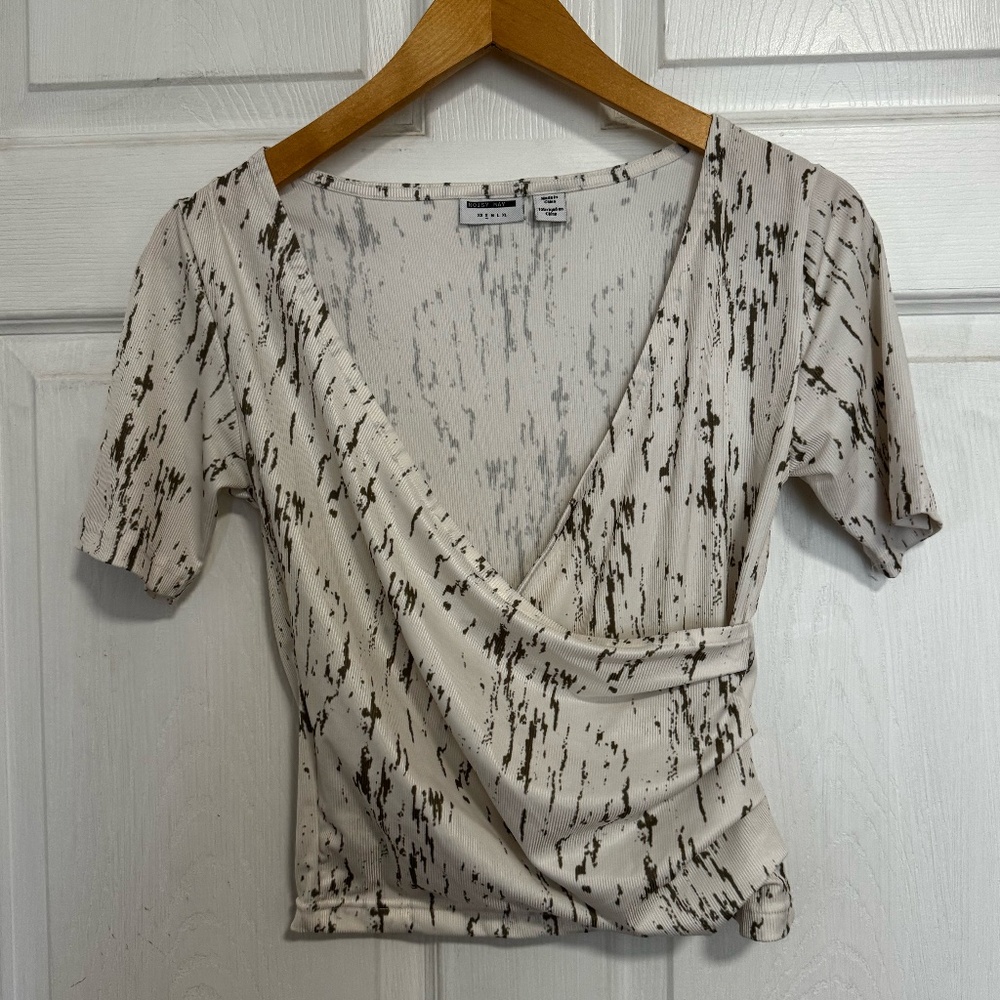 Noisy May Wrap Style Top